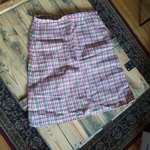 Vintage Plaid Skirt